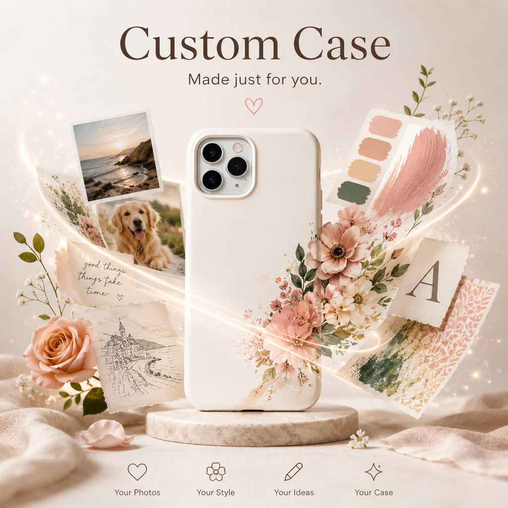 Custom Case — Personalized Phone Case WITHOUT Integrated QR Code