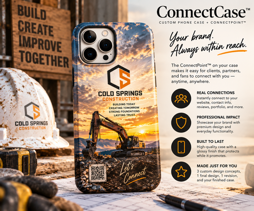 ConnectCase™ — Custom Interactive Phone Case - Includes Intergrated QR Code